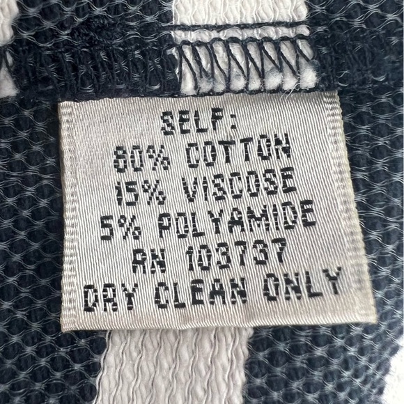 Ali Ra Blue Off White Striped Sleeveless Tank Dress Size 6 Women's - Picture 5 of 5